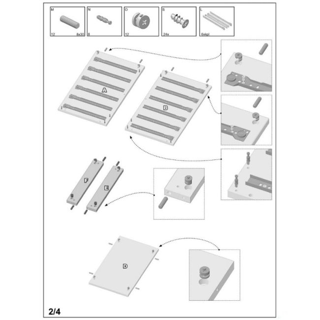 Dulapior rulant hm simon 2, cu sertare, cu roti, front mdf, alb drm2319