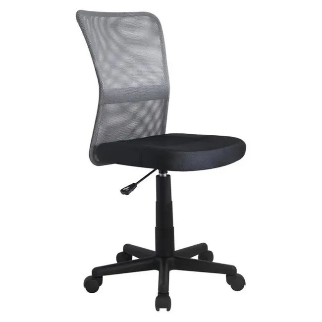 Scaun birou copii hm dingo, ergonomic, cadru polipropilena, mesh, inaltime ajustabila, 80 kg, 98x41x56 cm, gri drm2759