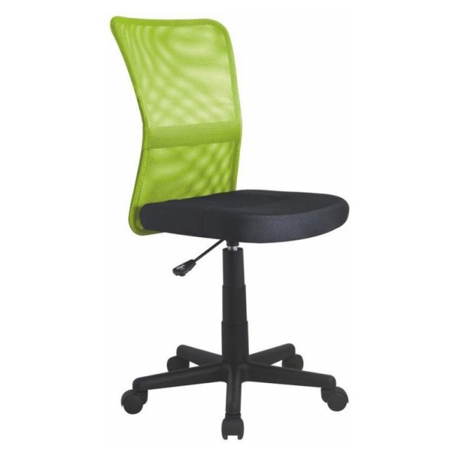 Scaun birou copii hm dingo, ergonomic, cadru polipropilena, mesh, inaltime ajustabila, 80 kg, 98x41x56 cm, verde drm2758
