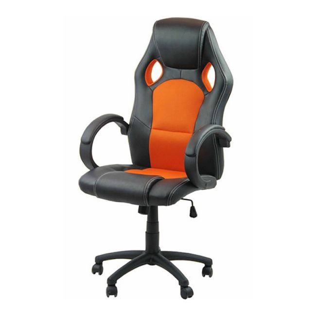 Scaun birou off 309, gaming, piele ecologica, polipropilena, mecanism de balans, 110 kg drm1626