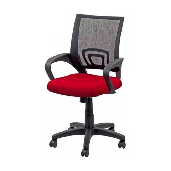 Scaun birou copii ergonomic off 619, mesh, baza cromata, inaltime reglabila, 80 kg drm1563