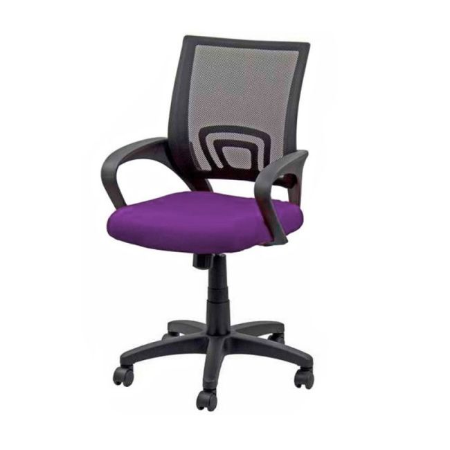 Scaun birou copii ergonomic off 619, mesh, baza cromata, inaltime reglabila, 80 kg drm1563