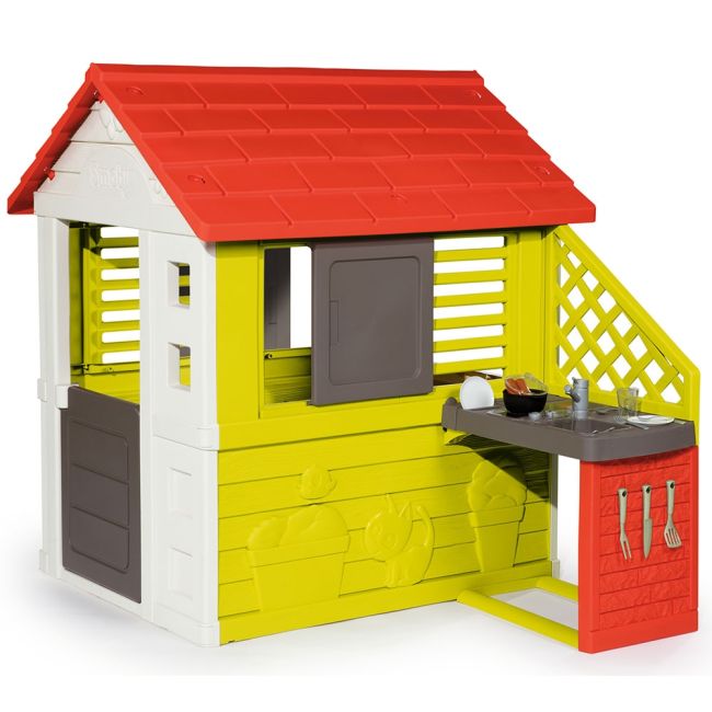 Casuta cu bucatarie pentru copii smoby nature hubs7600810713
