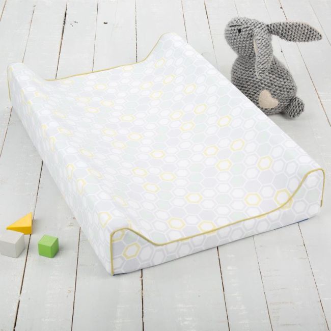 Saltea infasat bebelusi, din spuma cu memorie si husa din bambus, 845187 CuddleCo Fagure - ABI845187