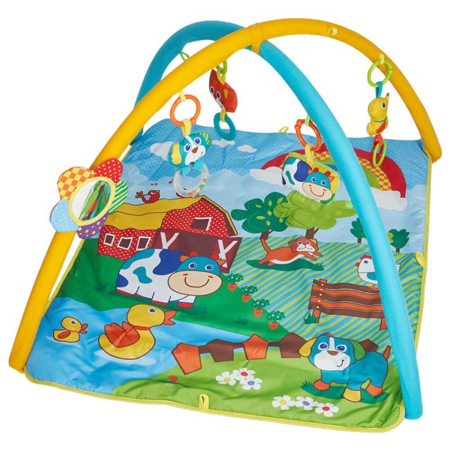Salteluta de joaca patrata ferma vesela Kidscare SUPKCJ536