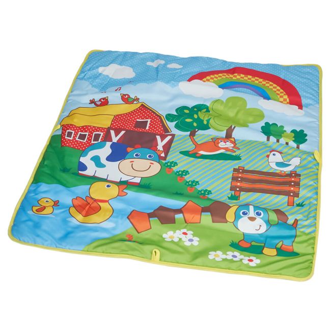Salteluta de joaca patrata ferma vesela Kidscare SUPKCJ536