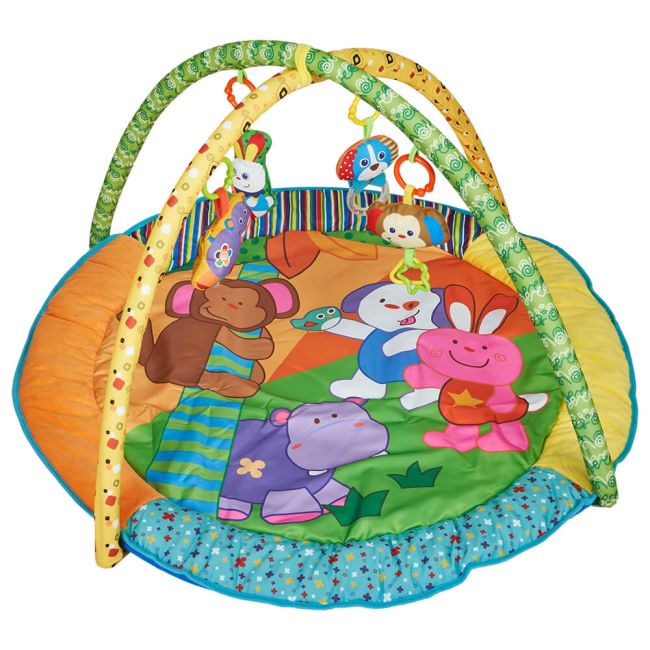 Salteluta de joaca rotunda animalutele vesele Kidscare SUPKCJ514
