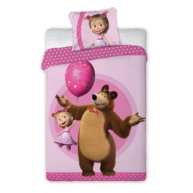 Lenjerie pat copii Masha and the Bear - NKOLDMasha-1