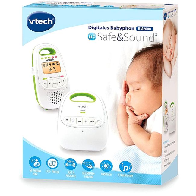 Interfon Digital biderectional de monitorizare bebelusi Comfort BM2000 - Vtech - BBD35977