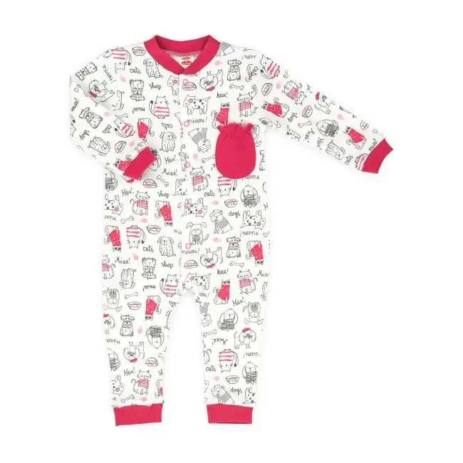 Salopeta bebe - miau, ham - Haine Bebelusi MK0221BS-3