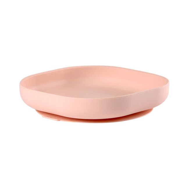 Farfurie silicon cu ventuza roz ERFB913431