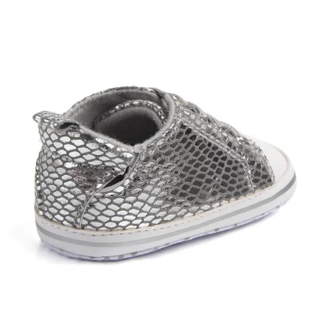 Adidasi argintii bebelusi - Glamour (Marime Disponibila: 9-12 luni) - IRD0788-1-p2.9-12 luni