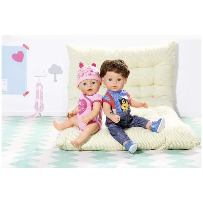 BABY born - Papusa interactiva cu corp moale - ARTZF824368