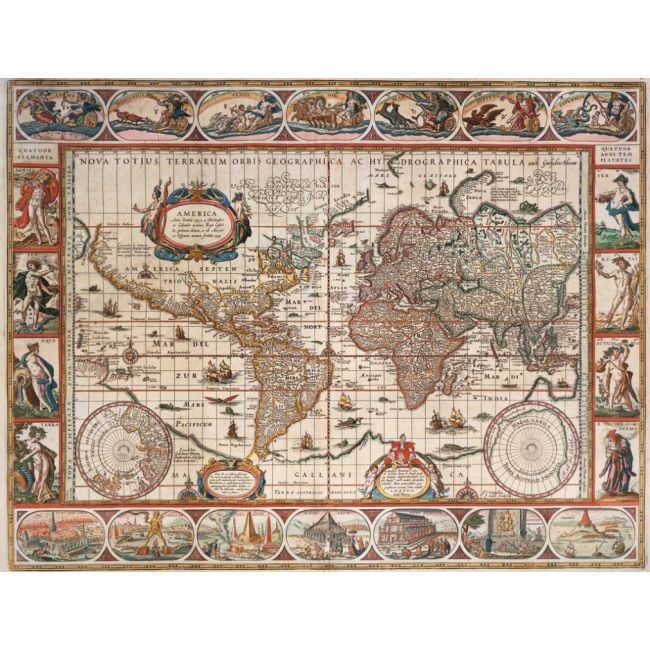PUZZLE HARTA LUMII 1650, 2000 PIESE - ARTRVSPA16633