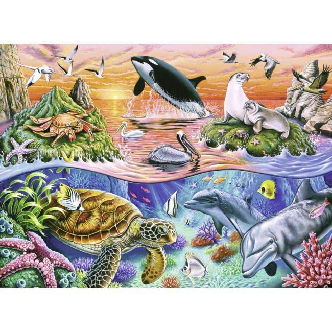 PUZZLE MINUNATUL OCEAN, 100 PIESE - ARTRVSPC10681