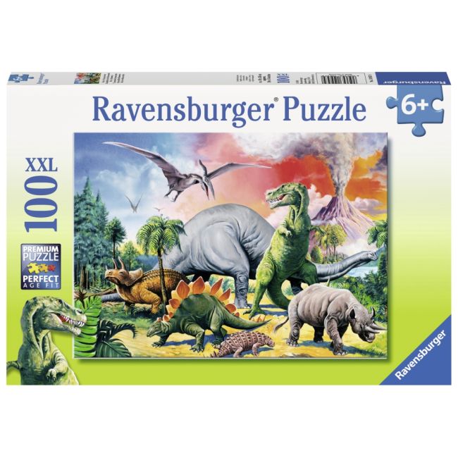 PUZZLE PRINTRE DINOZAURI, 100 PIESE - ARTRVSPC10957