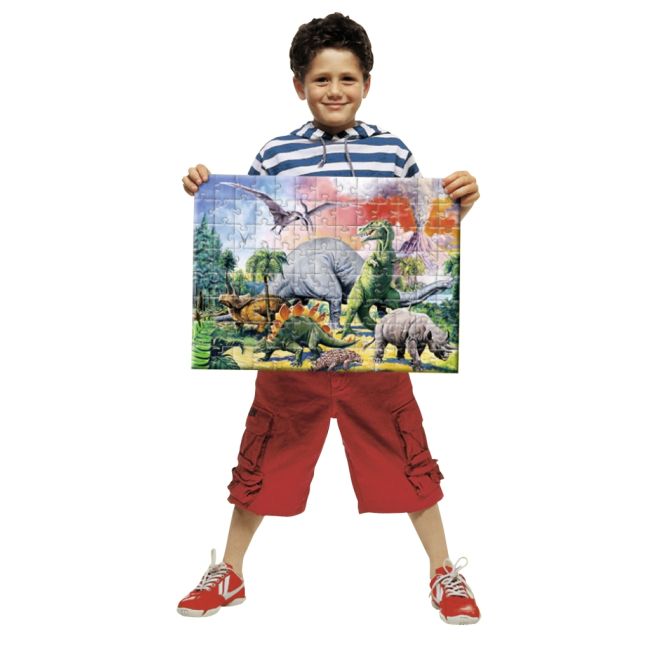 PUZZLE PRINTRE DINOZAURI, 100 PIESE - ARTRVSPC10957