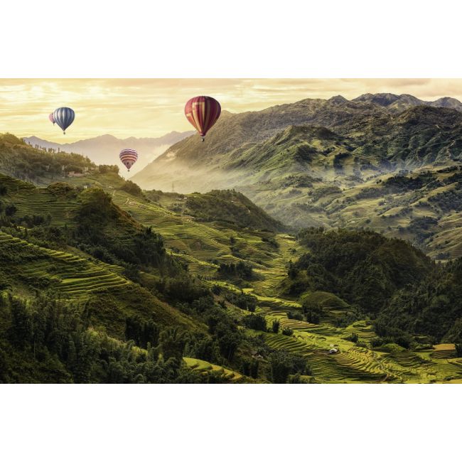 PUZZLE TERASE DE OREZ IN ASIA, 3000 PIESE - ARTRVSPA17076