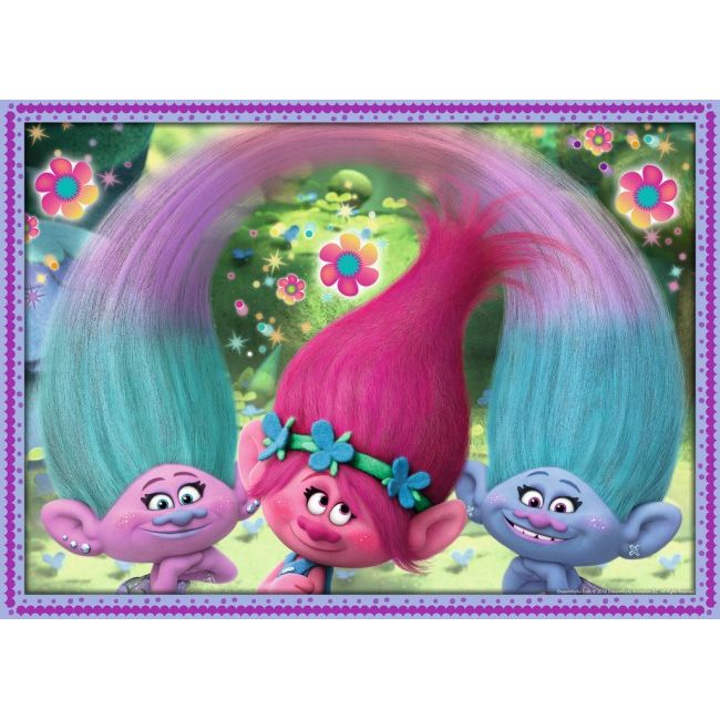Puzzle Trolls, 4X100 Piese - ARTRVSPC06861