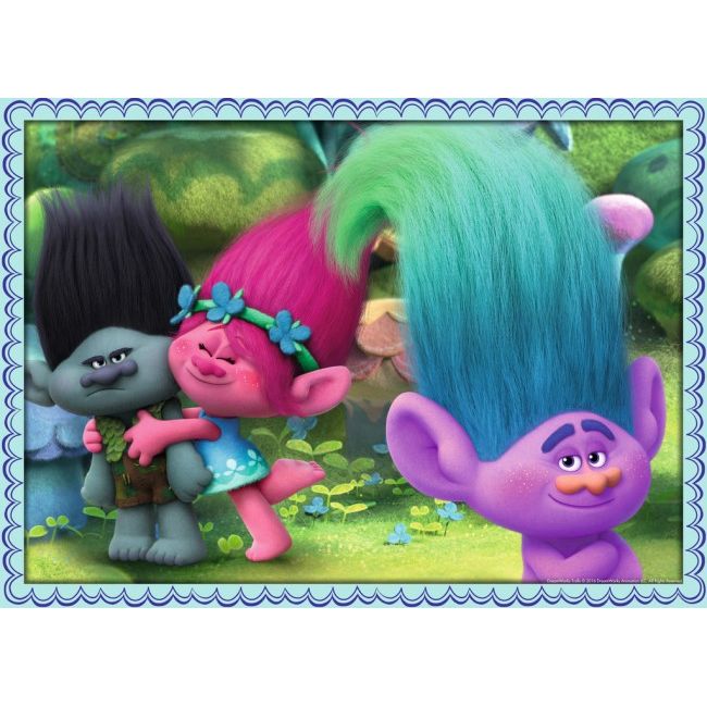 Puzzle Trolls, 4X100 Piese - ARTRVSPC06861