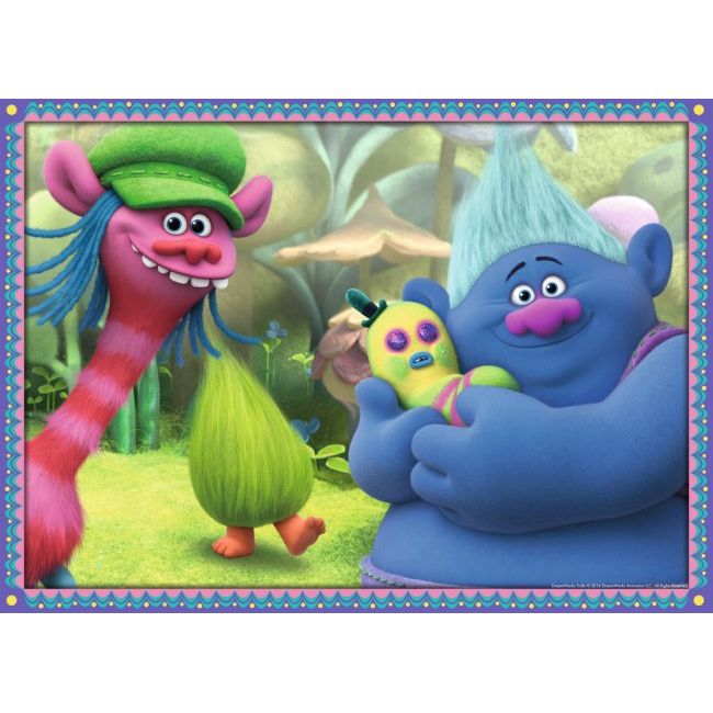 Puzzle Trolls, 4X100 Piese - ARTRVSPC06861