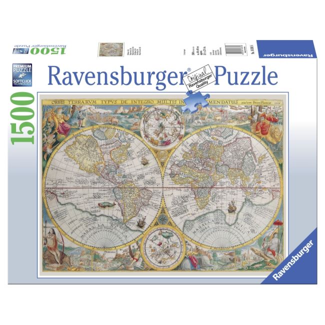 PUZZLE HARTA ISTORICA, 1500 PIESE - ARTRVSPA16381
