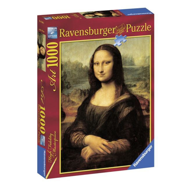 PUZZLE LEONARDO DA VINCI: MONA LISA, 1000 PIESE - ARTRVSPA15296