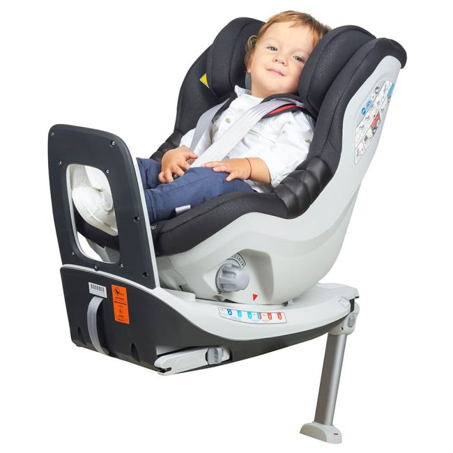 Scaun auto Rear Facing rotativ Tiago 0-18 kg negru KidsCare SUPKC_tiago_negru