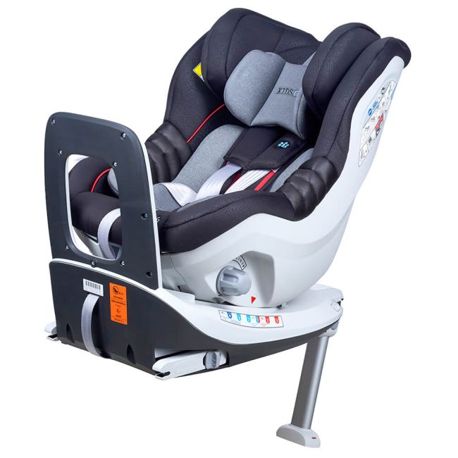 Scaun auto Rear Facing rotativ Tiago 0-18 kg negru KidsCare SUPKC_tiago_negru