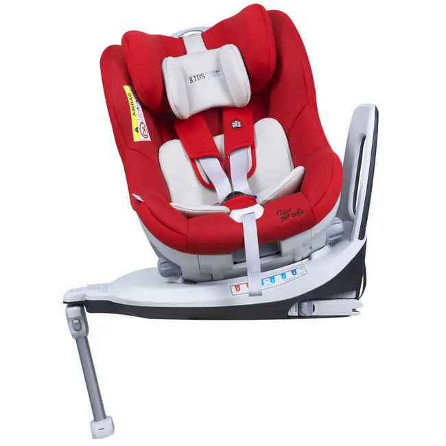 Scaun auto Rear Facing rotativ Tiago 0-18 kg rosu KidsCare SUPKC_tiago_rosu