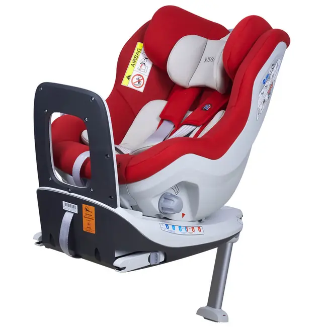Scaun auto Rear Facing rotativ Tiago 0-18 kg rosu KidsCare SUPKC_tiago_rosu