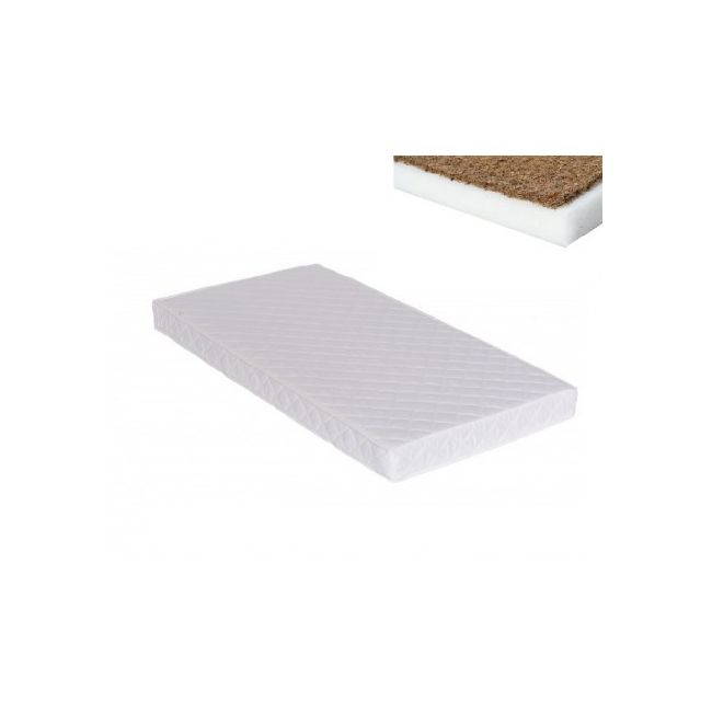 Saltea Pentru Bebe, Cocos Spuma Cu Husa Detasabila Bumbac, 127x63x11 Cm Pjbpjb_19