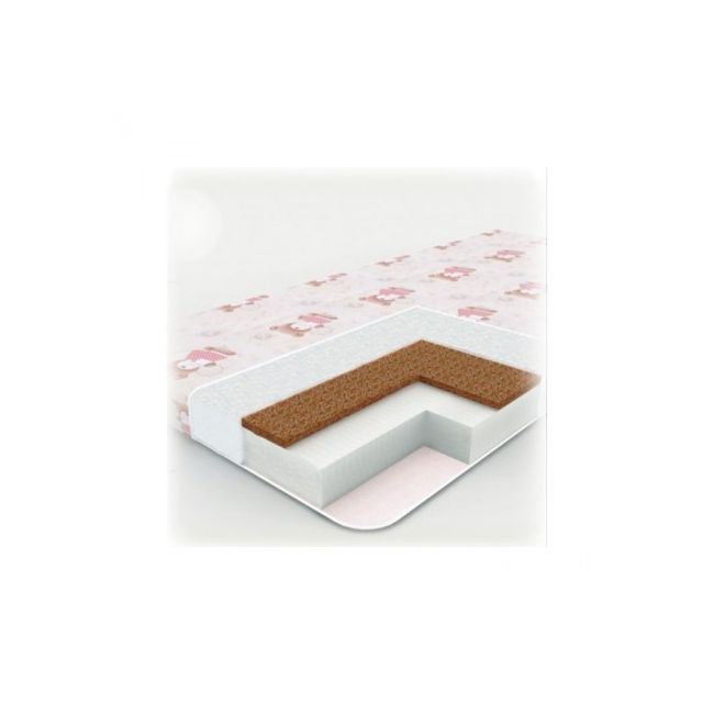 Saltea Pentru Bebe, Cocos Spuma Cu Husa Detasabila Bumbac, 127x63x11 Cm Pjbpjb_19