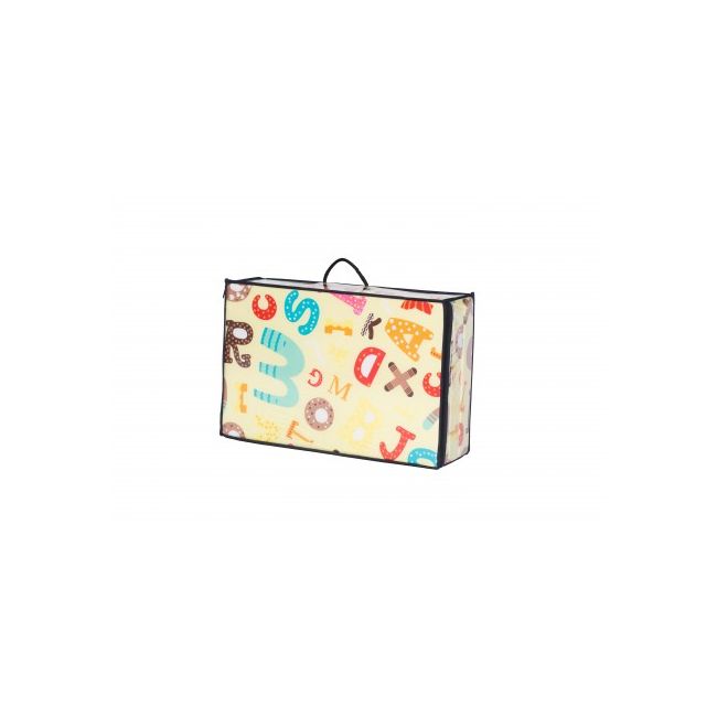 Saltea Pliabila Din Spuma, Cu Husa Detasabila Din Bumbac Imprimat Si Geanta De Transport 120 X 60 X 6 Cm Pjbpjb_15