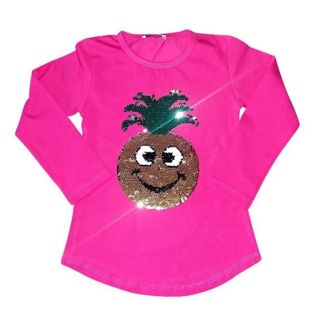 Bluzita cu paiete schimbatoare - Ananas