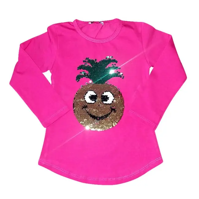 Bluzita cu paiete schimbatoare - Ananas