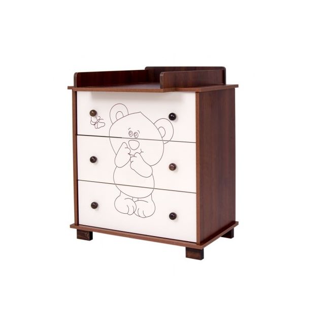 Comoda Bebelusi Cu Rama De Infasat Detasabila, Drewex Ursulet Si Fluturas, Wenge Pjbdrw_2016_28