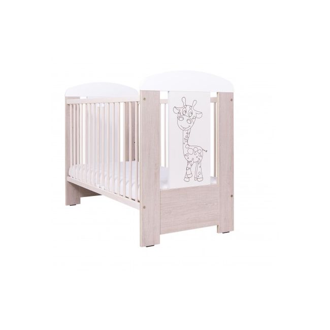 Patut Bebe Cu Inaltime Reglabila A Saltelei, Giraffe Santana, 120x60 Cm Pjbdrw_2016_20
