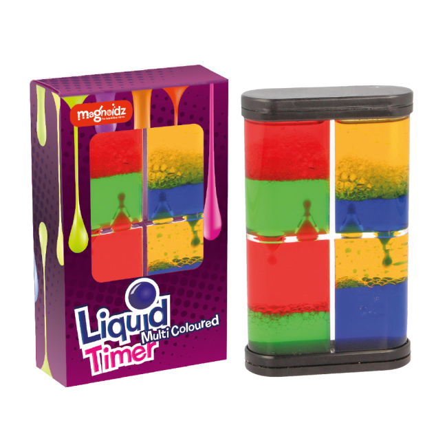 Clepsidra cu lichid colorat