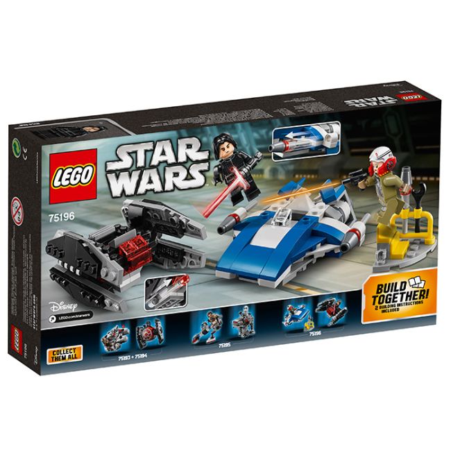 A-Wing contra TIE Silencer Microfighters (75196) - CLV75196