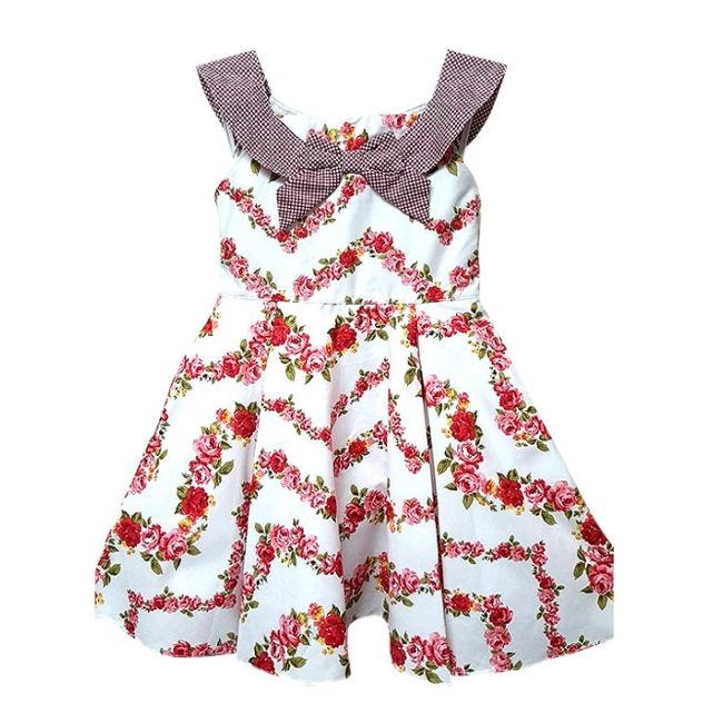 Rochie fetite - Ghirlande de floricele MD153