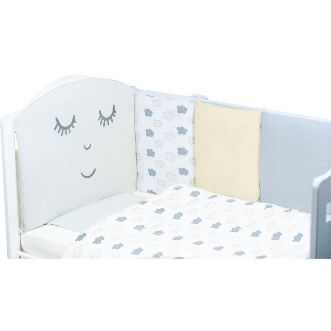 Set de pat pentru bebelusi smile - 10 piese