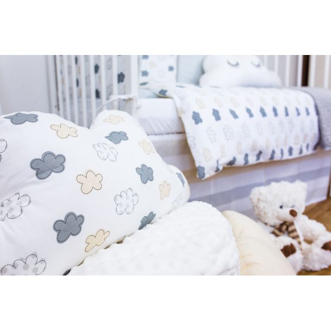 Set de pat pentru bebelusi smile - 10 piese
