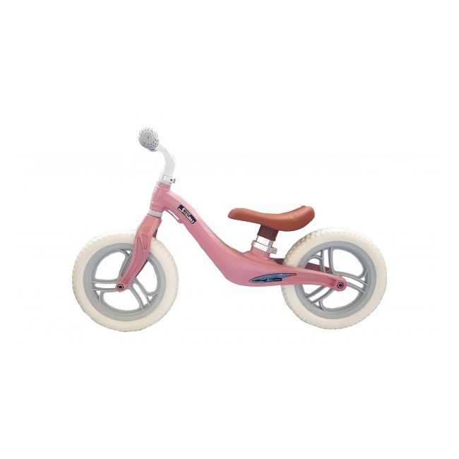 Bicicleta fara pedale 12 inch Roz foarte usoara 2kg inaltime reglabila roti EVA cadru magneziu - SOLSKMA1