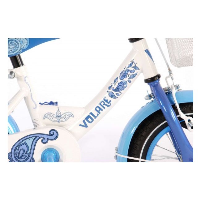 Bicicleta Volare pentru fete 12 inch partial montata Paisley - SOLVOL71201