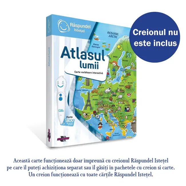 RASPUNDEL ISTETEL CARTE ATLASUL LUMII - BKF69369