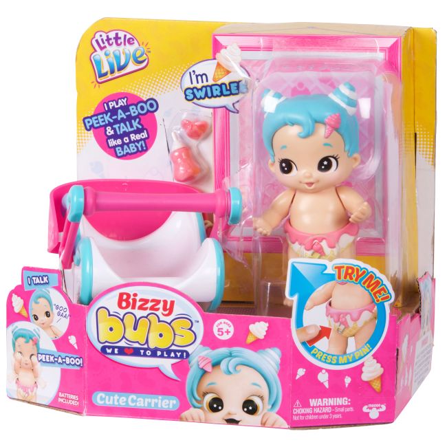 Bebelusi Little Live Babies cu functii si accesorii SWIRLEE - BKF28476