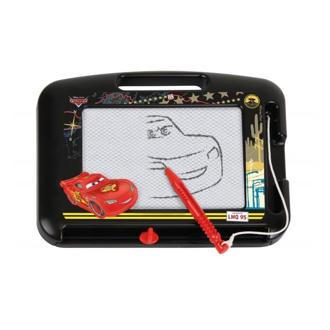 Tablita magnetica pentru desenat Lena Cars cu creion 22 cm - SOLLE65688