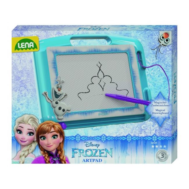Tablita magnetica pentru desenat Lena Frozen cu creion 22 cm - SOLLE65689
