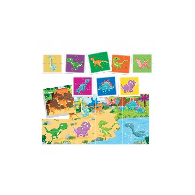 8+1 PUZZLE DINOZAURI - ARTHE22243